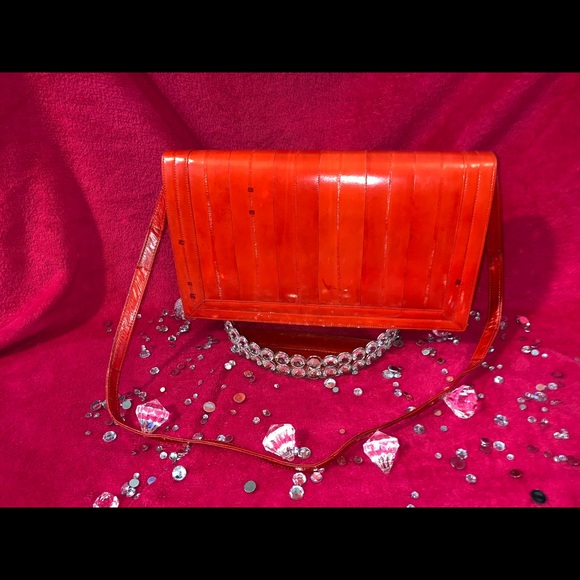 Handbags - New Red Large Hard Bag With Removable Strap